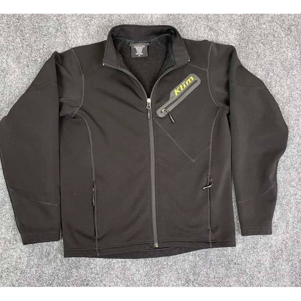Klim Inferno Jacket Men's Small‎ Black Full Zip Fleece Snowmobile Moto Coat